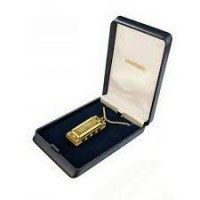 HOHNER 110 GOLD LITTLE LADY HARMONICA WITH NECKLACE